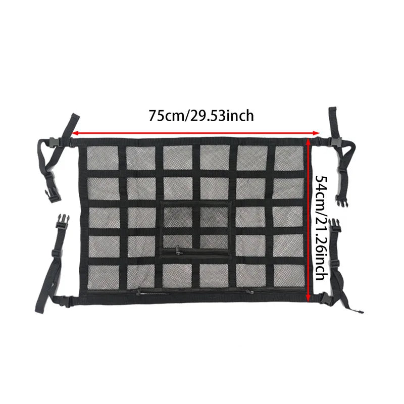 Mesh Car Roof Storage Organizer